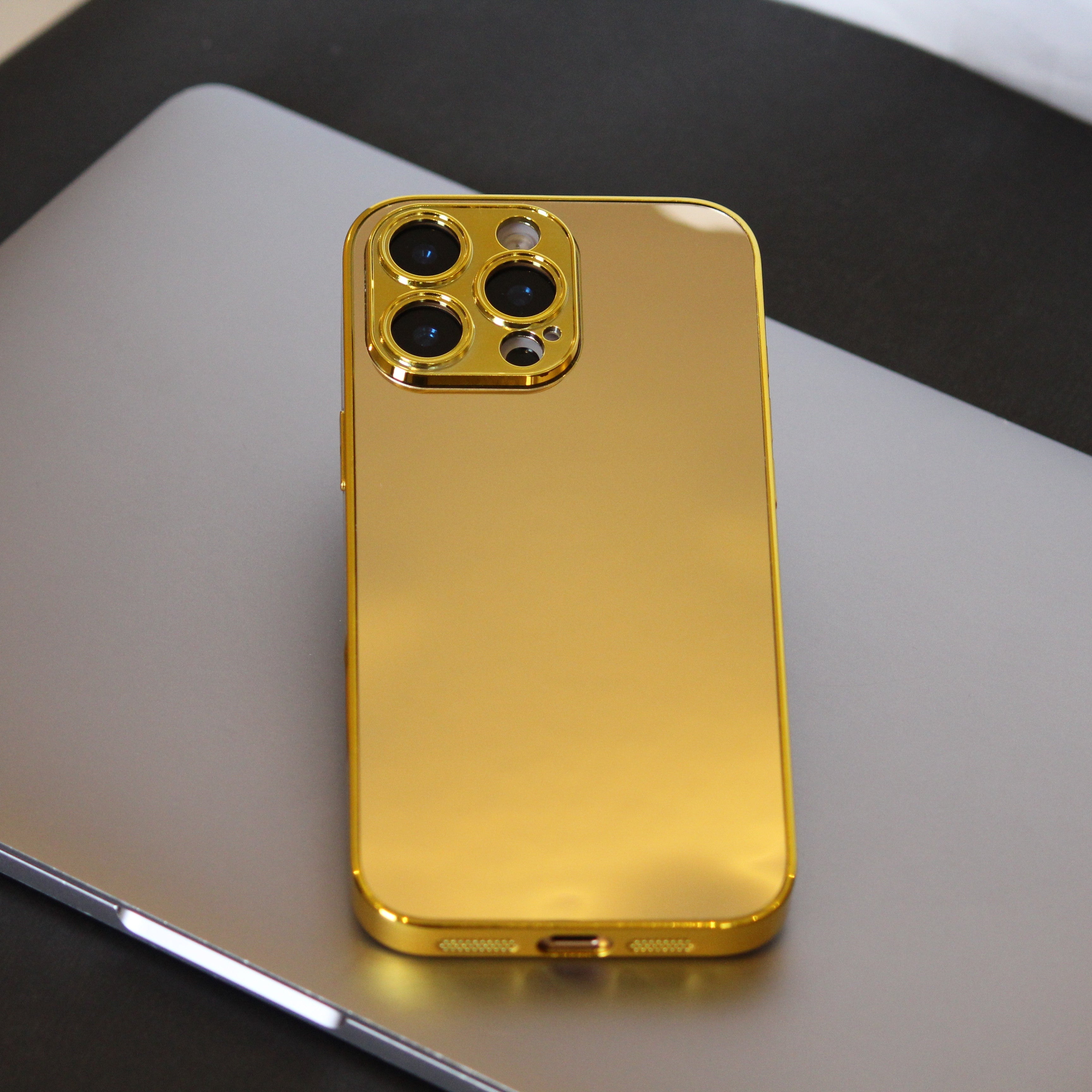 Gold Electroplated 360 Degrees Protection Premium Case iPhone cover – JustAndBest India