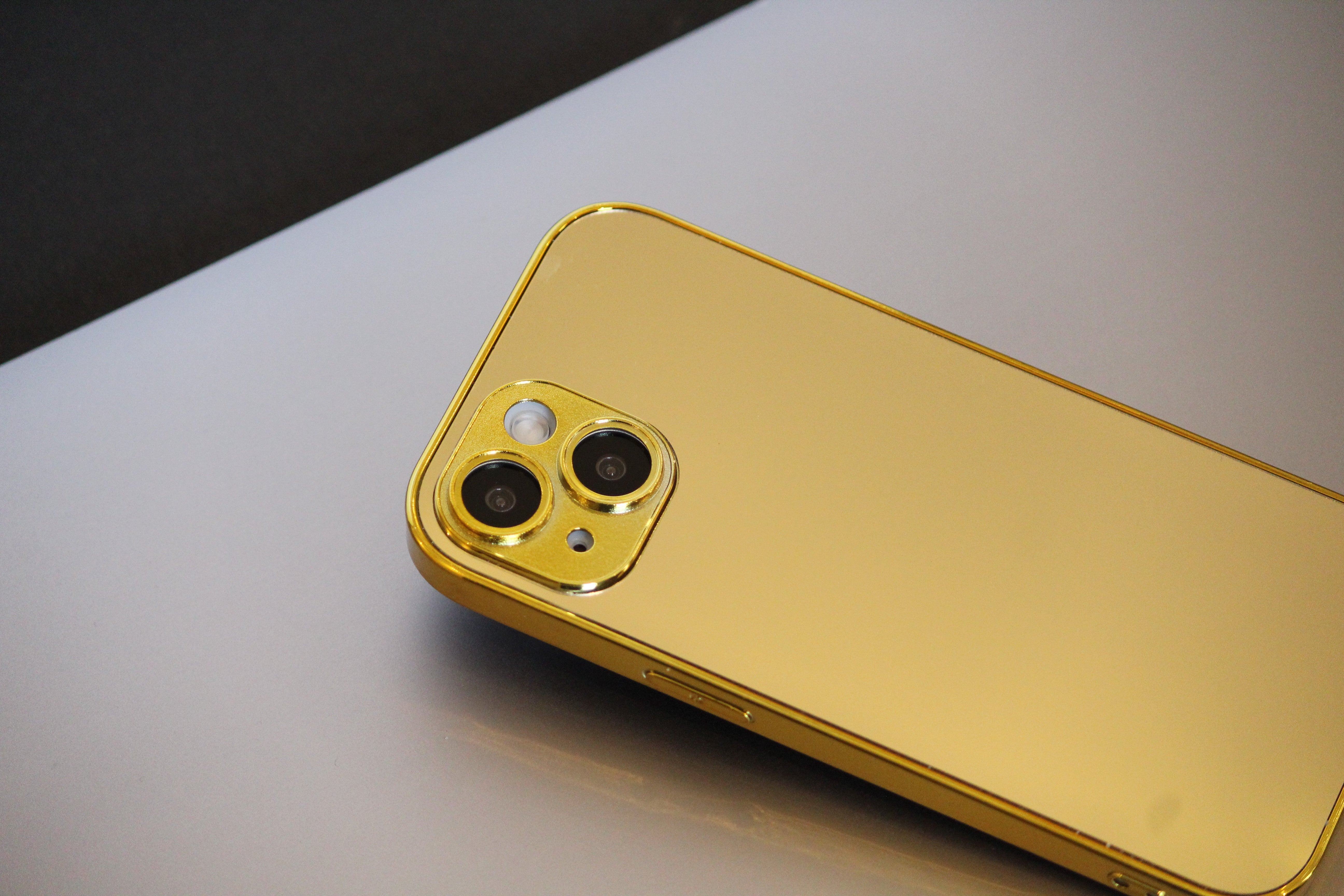 iPhone 15 Gold Electroplated Protection Case - colour options