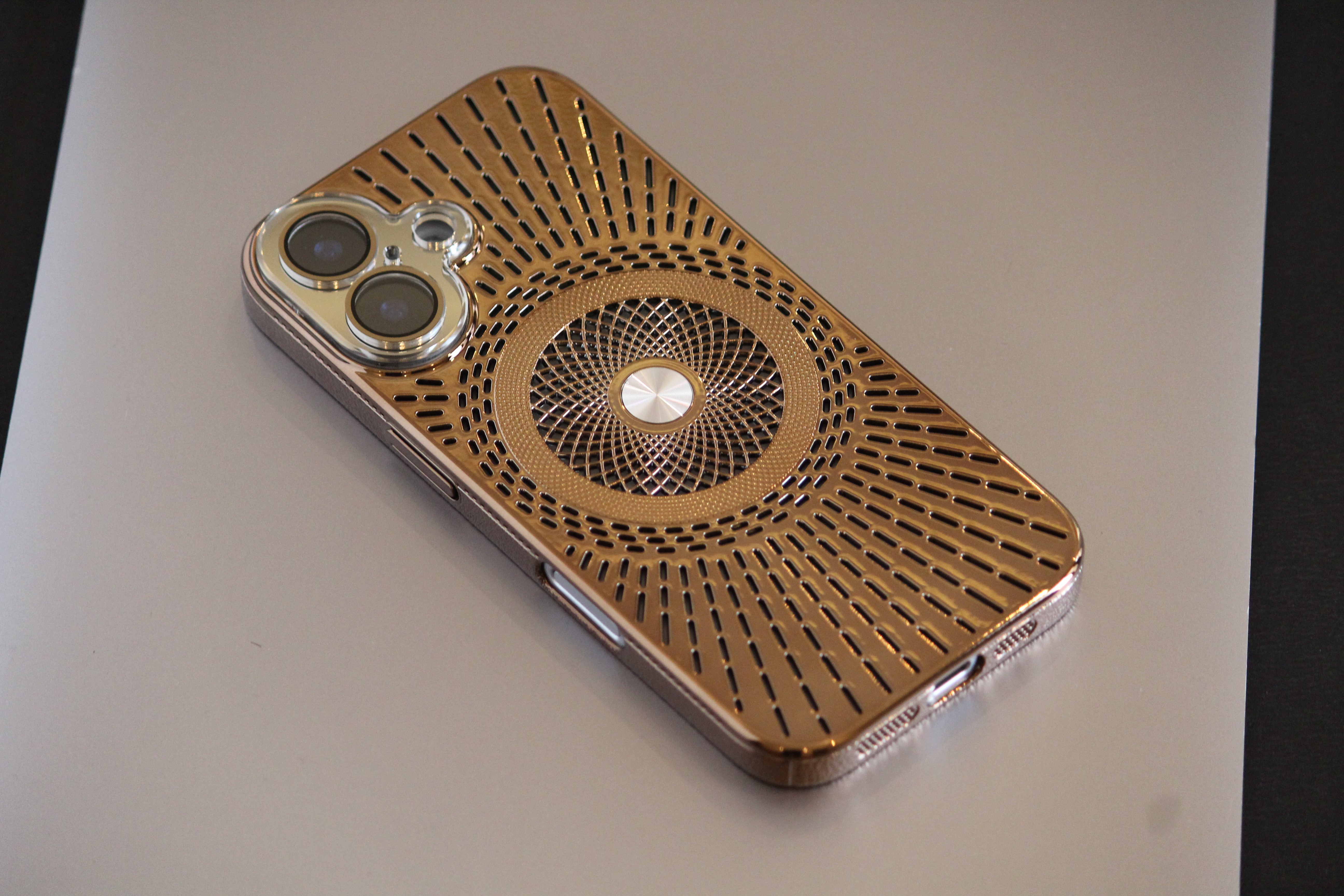 iPhone 16 Series Royal Copper Electroplated Protection Cover - colour options