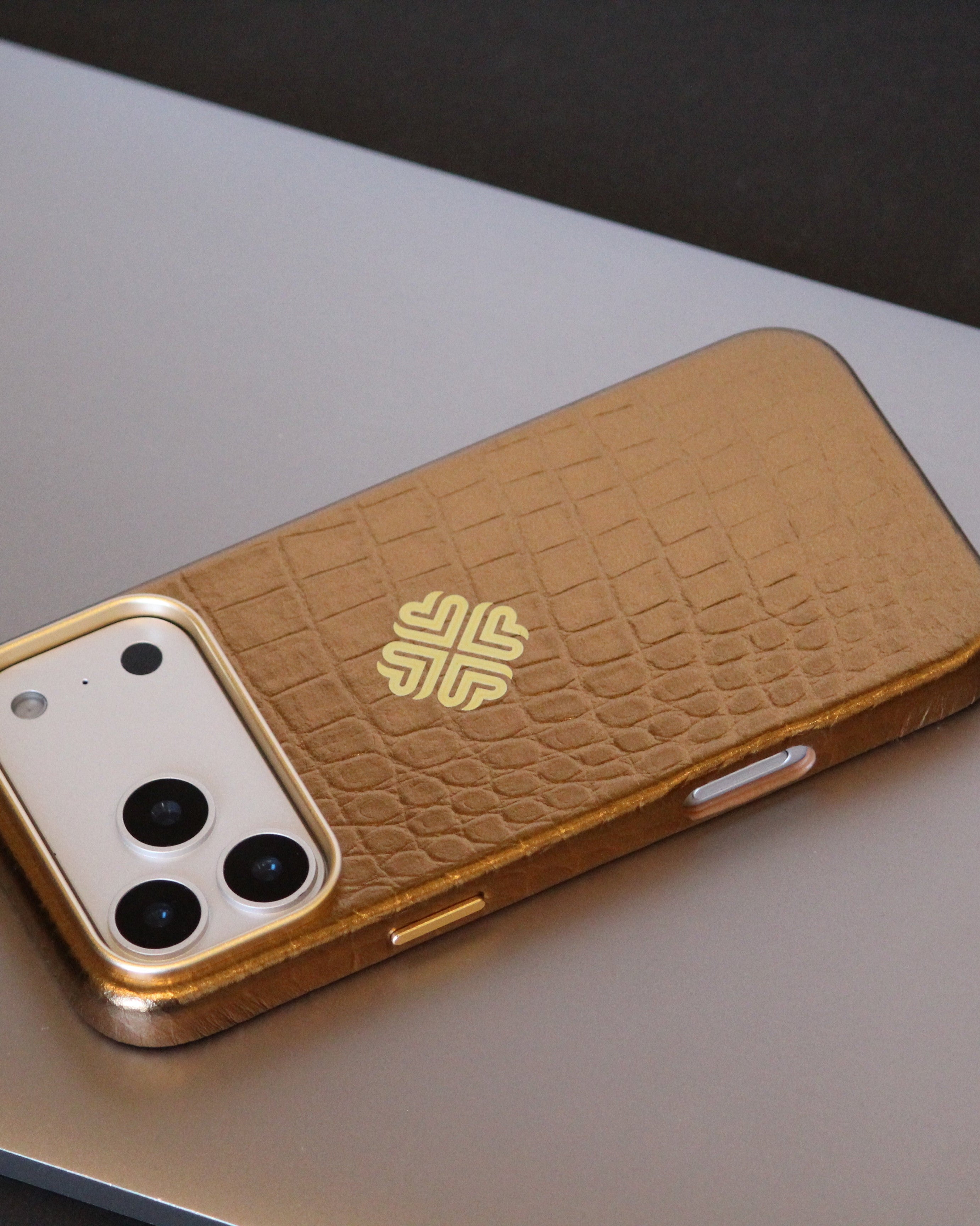 Cosmic Copper | MagSafe Premium Leather Luxury iPhone Cover iPhone cover – JustAndBest India