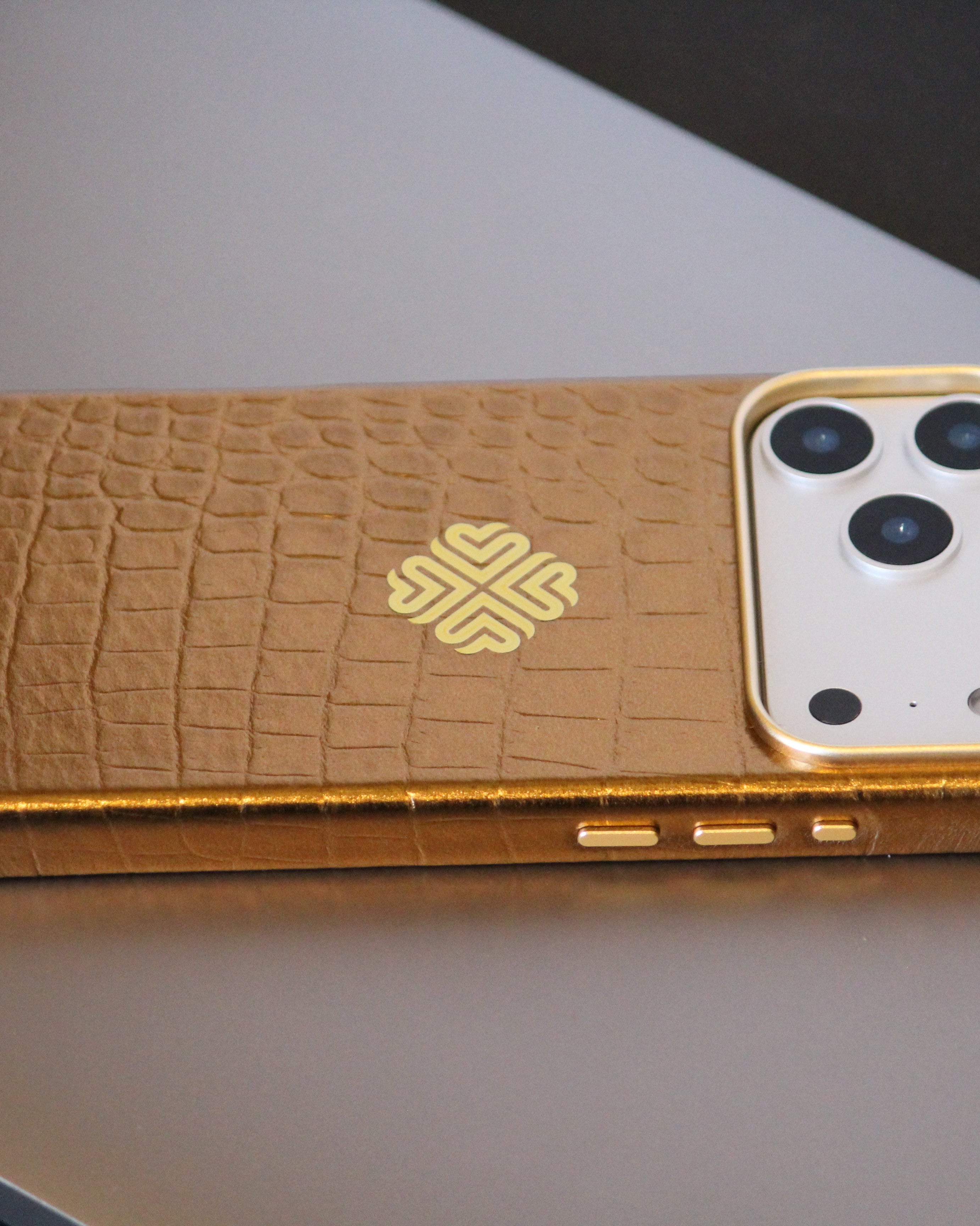 Cosmic Copper | MagSafe Premium Leather Luxury iPhone Cover iPhone cover – JustAndBest India