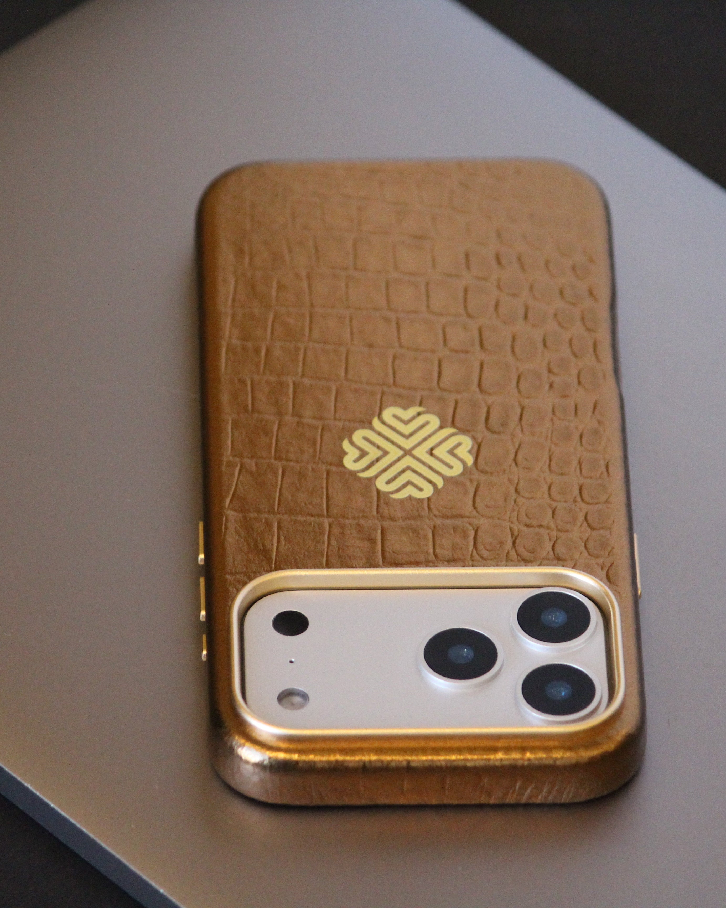 Cosmic Copper | MagSafe Premium Leather Luxury iPhone Cover iPhone cover – JustAndBest India