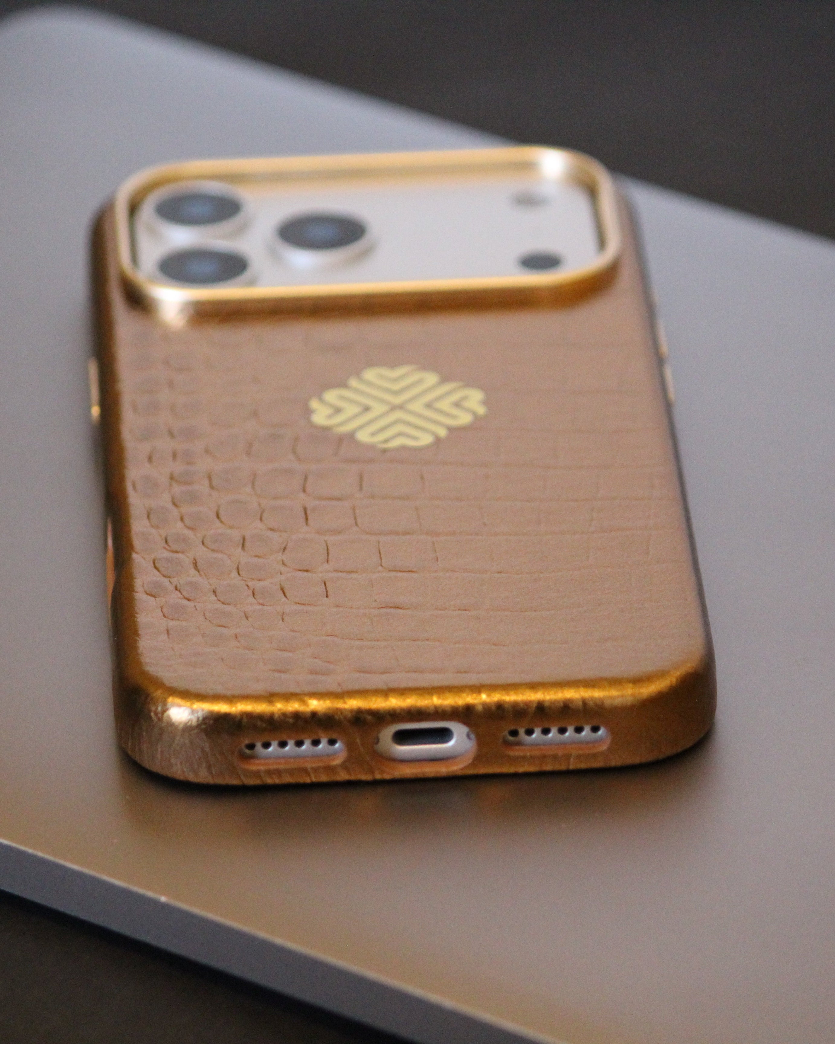 Cosmic Copper | MagSafe Premium Leather Luxury iPhone Cover iPhone cover – JustAndBest India