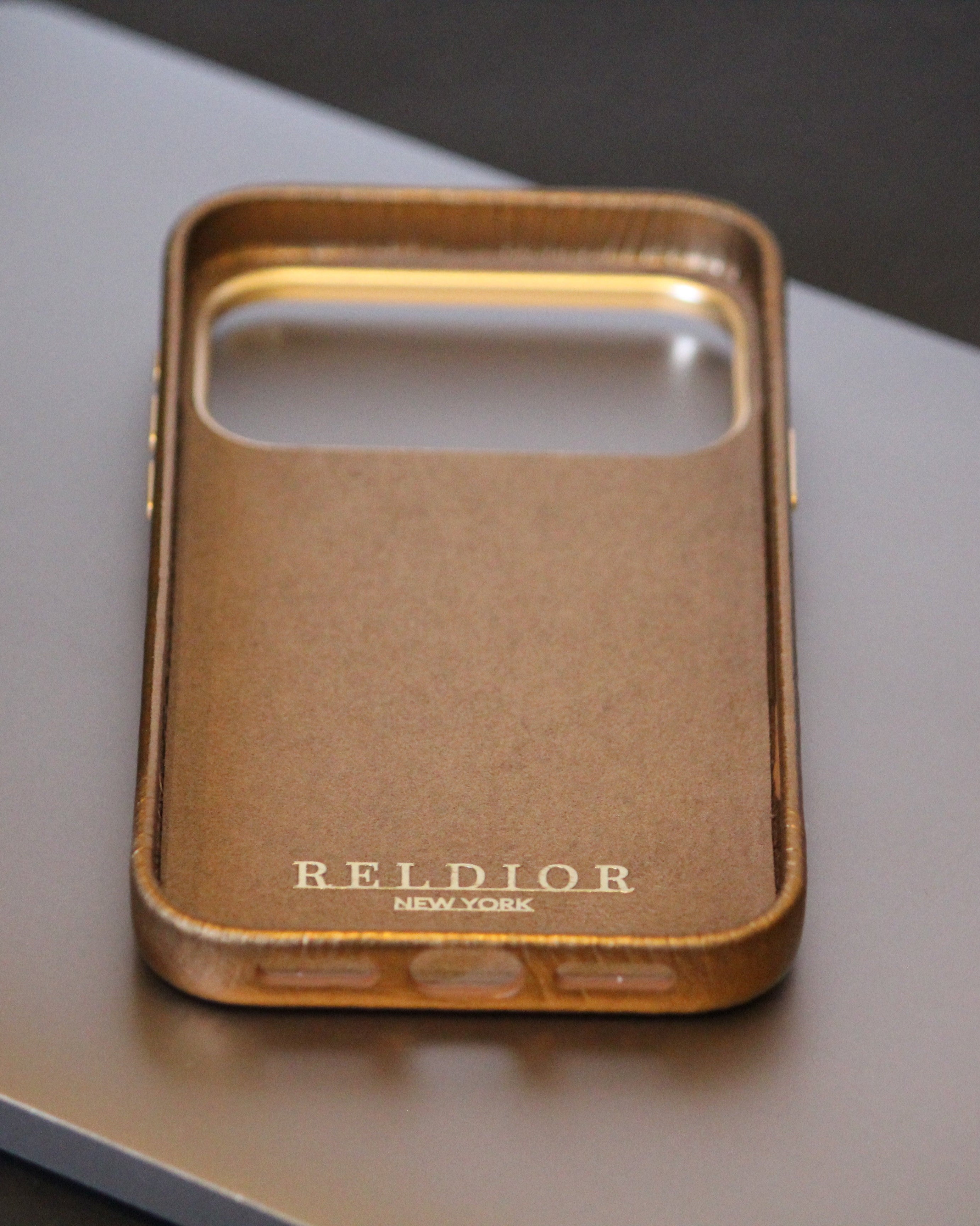 Cosmic Copper | MagSafe Premium Leather Luxury iPhone Cover iPhone cover – JustAndBest India