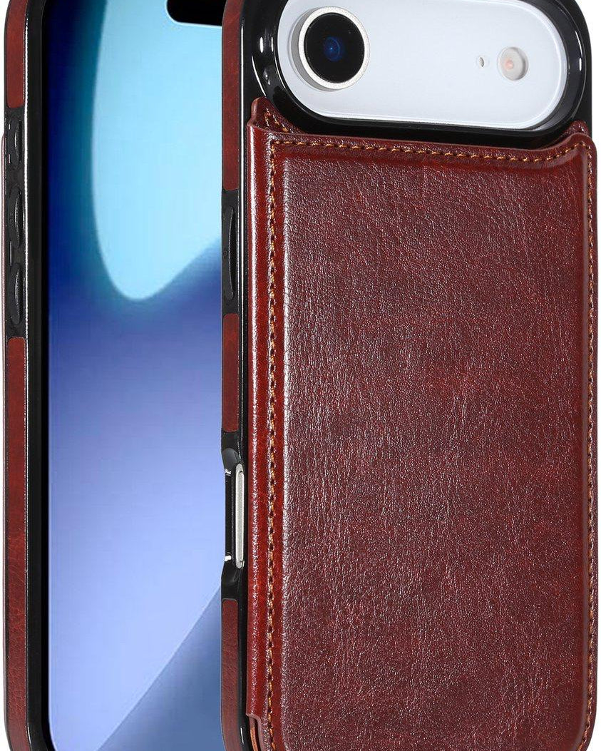 Luxury Wallet Style Premium Leather Cover iPhone cover – JustAndBest India