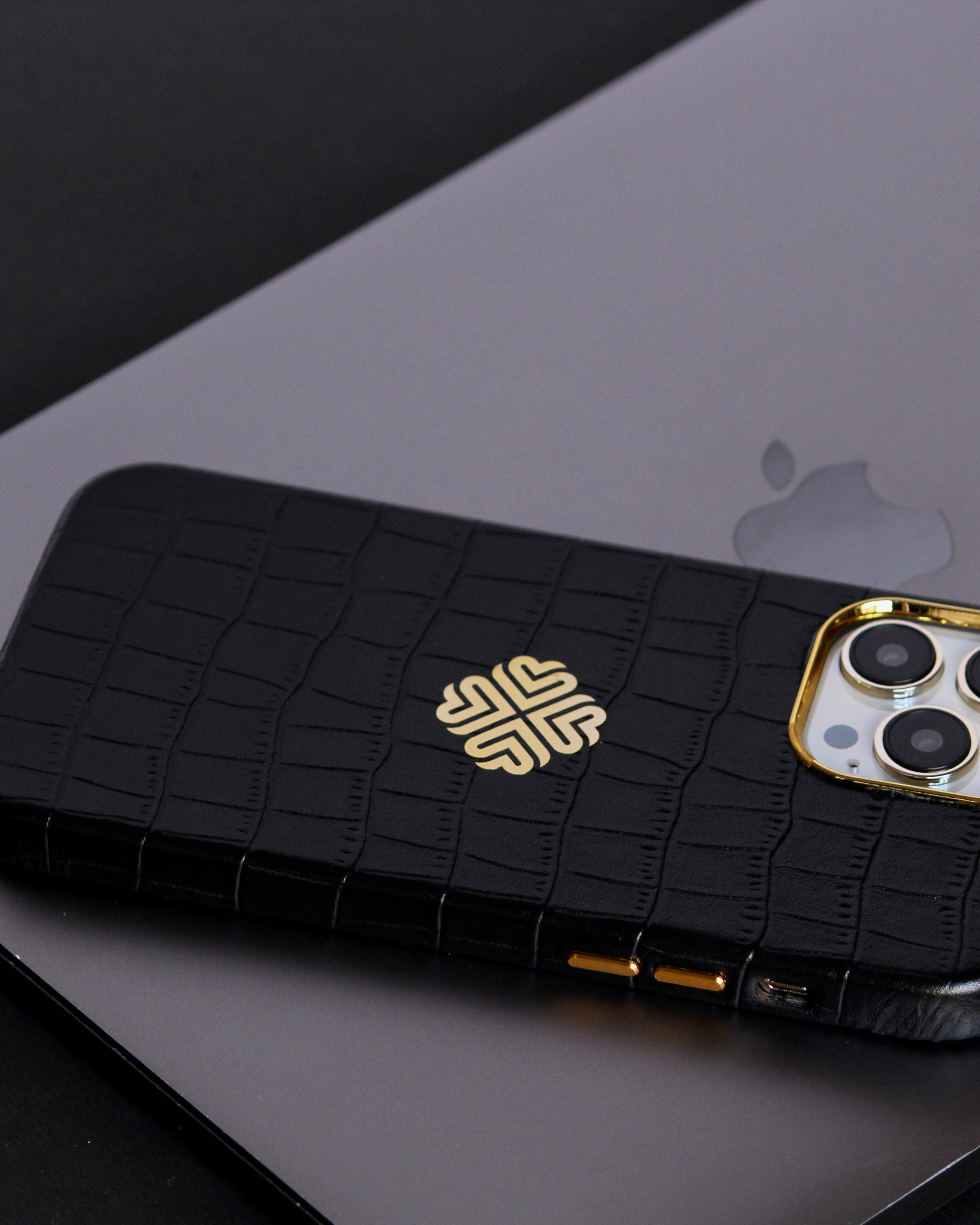 Jet Black Leather Case