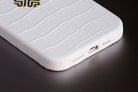 Rich White Leather iPhone Cover