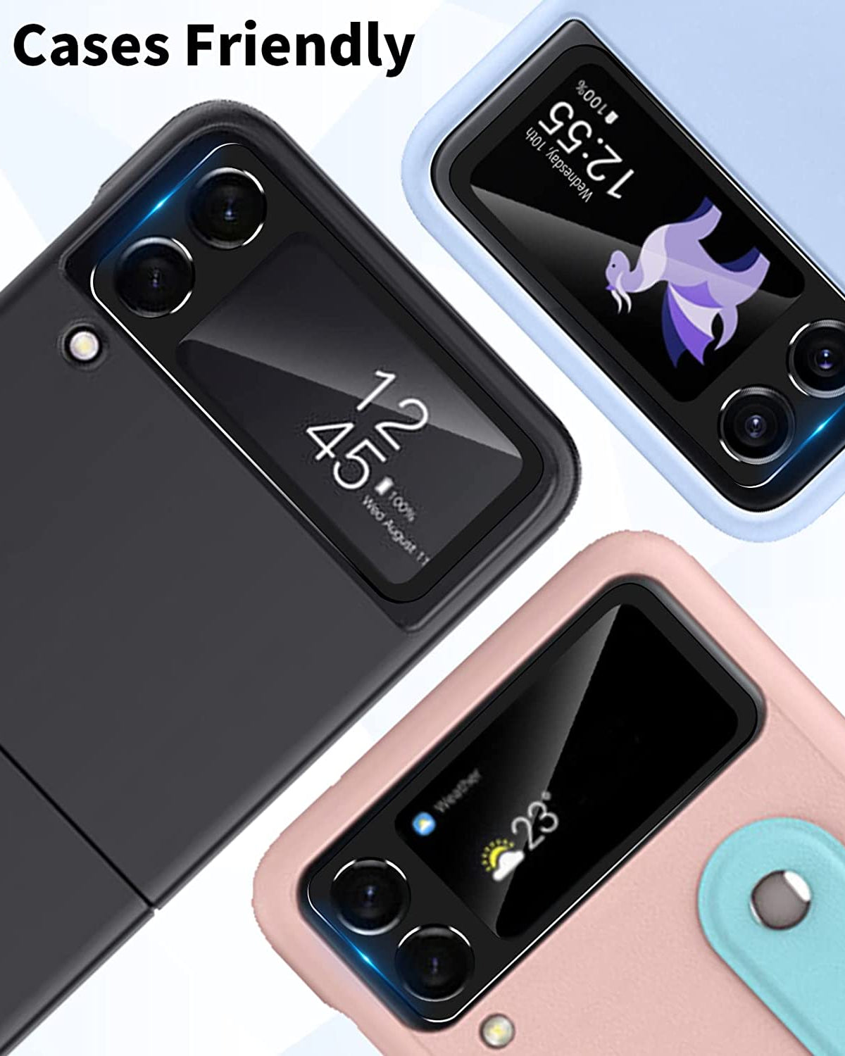 Z Flip 4 Camera Lens Back Cover Screen