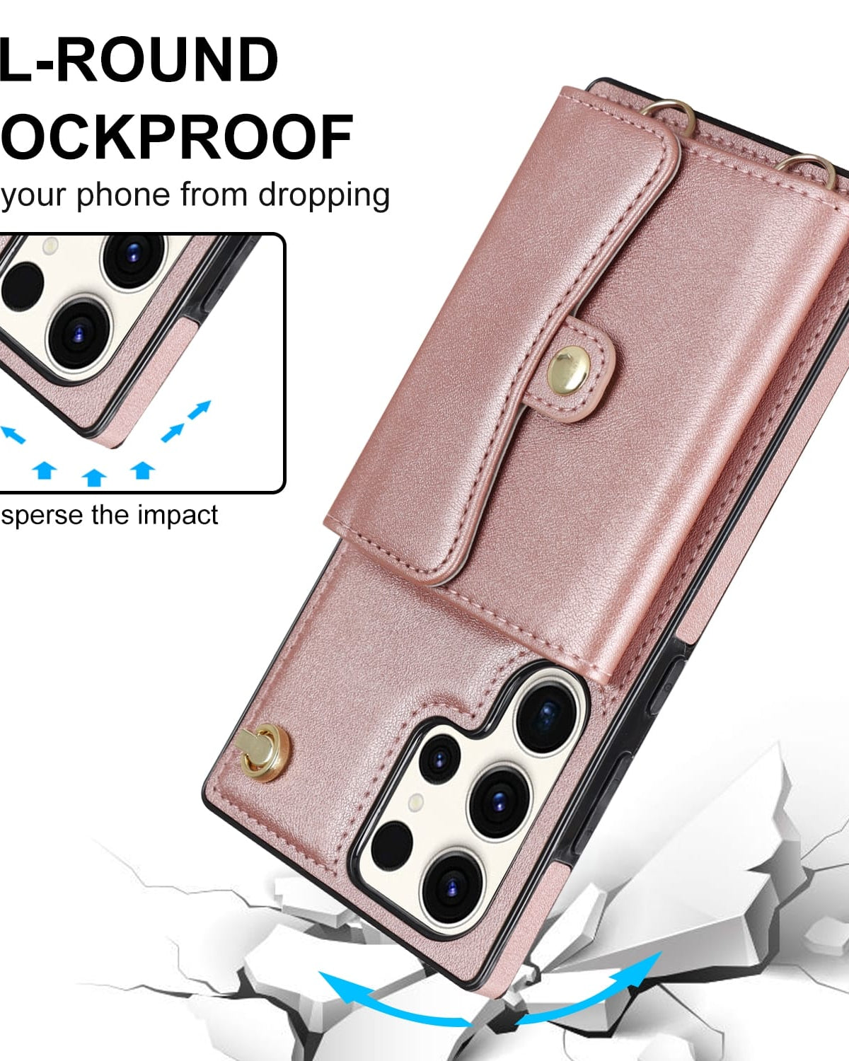 Elegant Wallet Style Lanyard Case – phone accessory by JustAndBest India