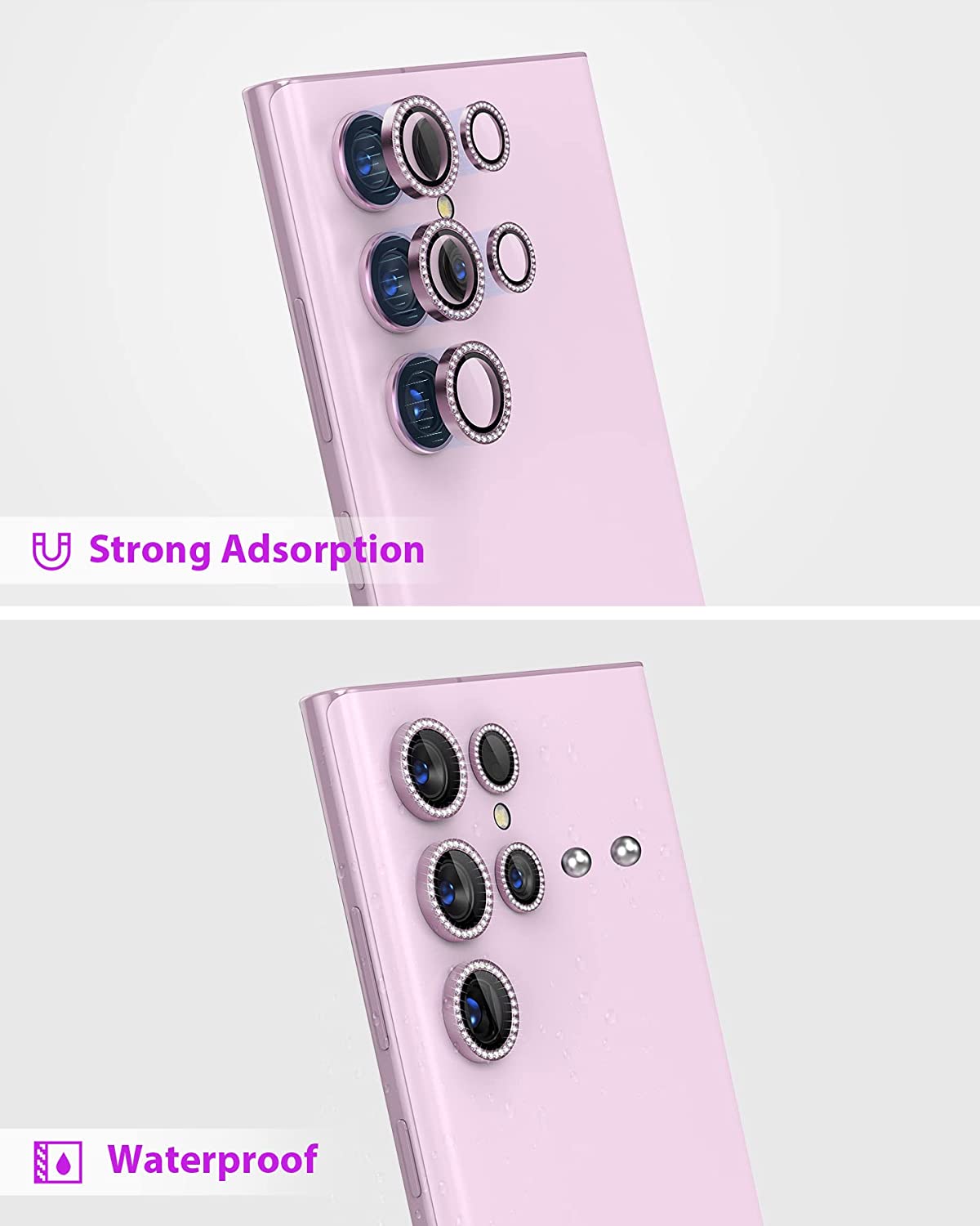 Diamond Stones Camera Lens Protector – phone accessory by JustAndBest India