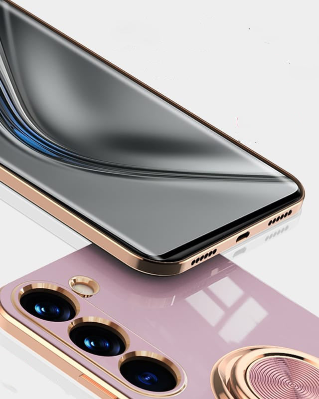 Gold Electroplated Ring Holder Cover – phone accessory by JustAndBest India