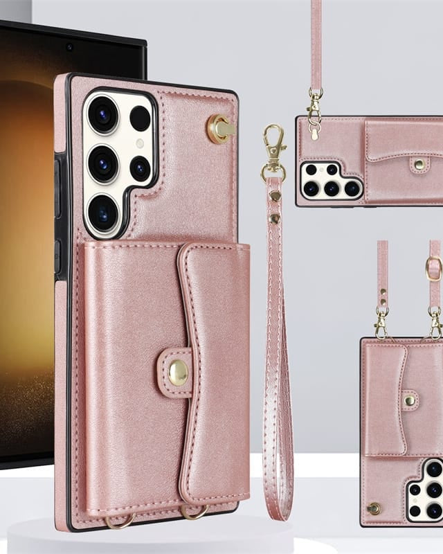Elegant Wallet Style Lanyard Case – phone accessory by JustAndBest India