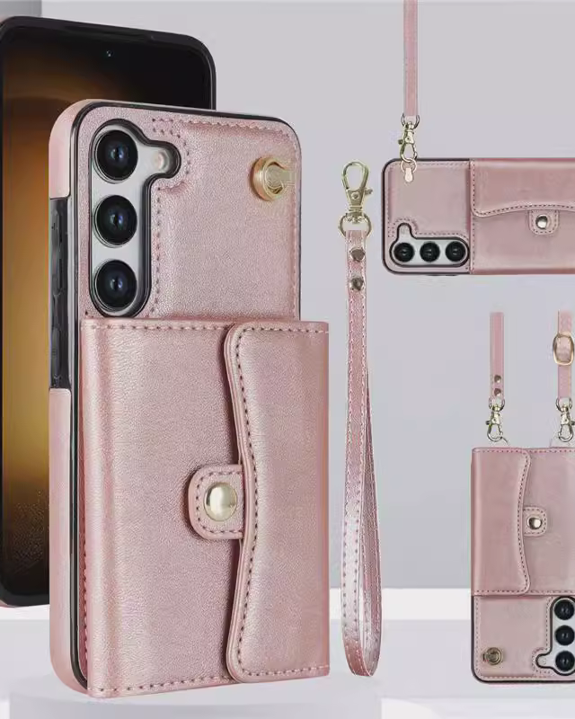 Elegant Wallet Style Lanyard Case – phone accessory by JustAndBest India