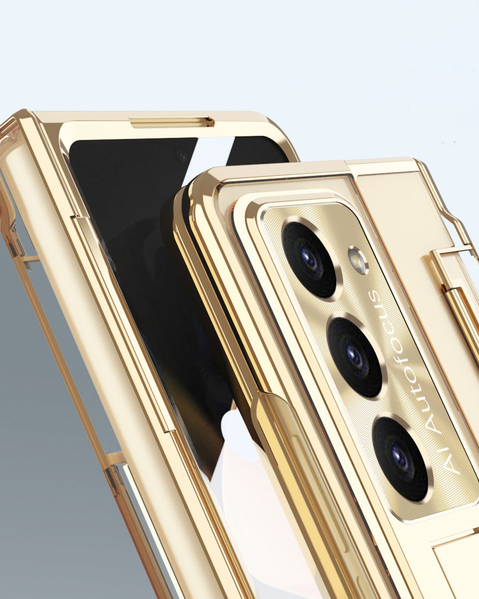 Samsung Z fold 5 gold glass cover