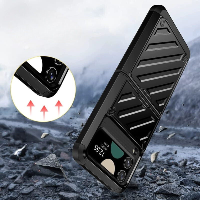 Samsung Galaxy Z Flip 3 Dual Layer Shockproof Armour Cover - phone case