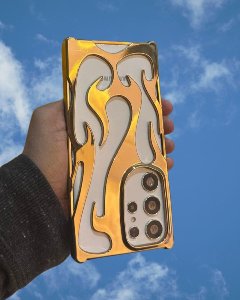 gold flame cover