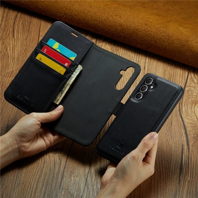 Samsung Galaxy S25 Series Two-In-One Wallet Style Leather Flip Cover - case features