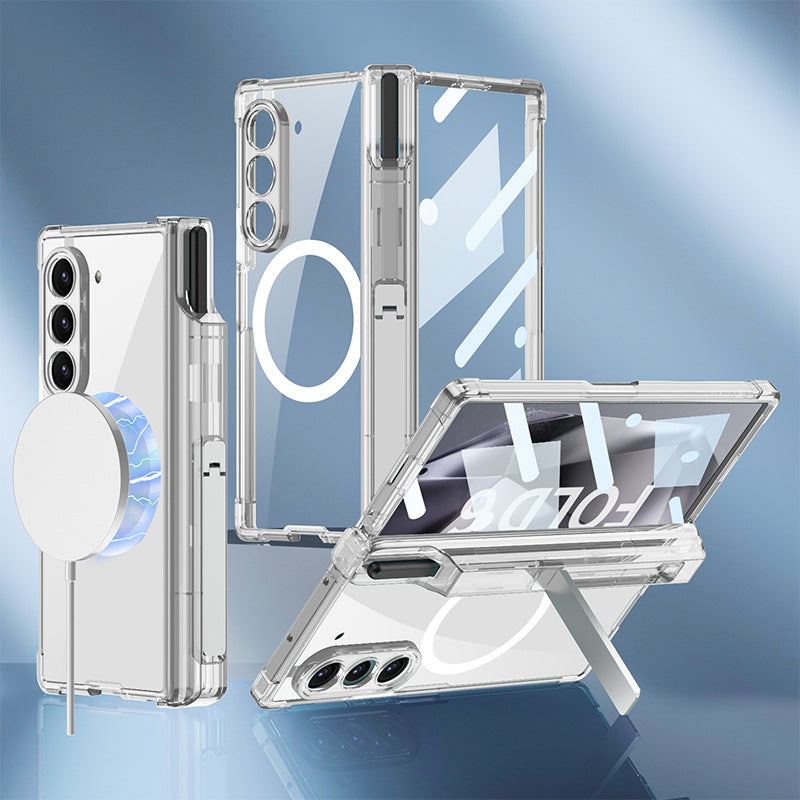 Samsung Galaxy Z Fold 5 Air Cushioned Transparent Cover (and Hinge Pro