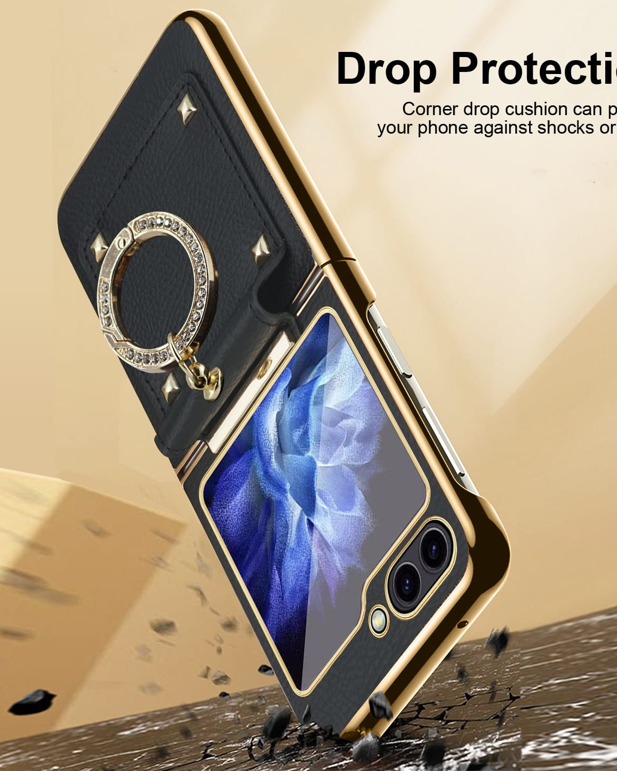 Samsung Flip 5 leather cover