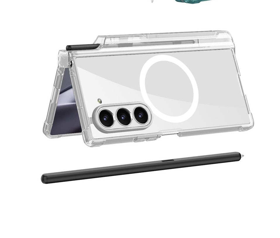 Samsung Galaxy Z Fold 5 Air Cushioned Transparent Cover (and Hinge Pro - lifestyle