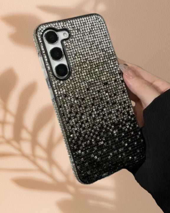 Samsung Galaxy S25 Series Bling Gradient Rhinestones Cover - slim profile