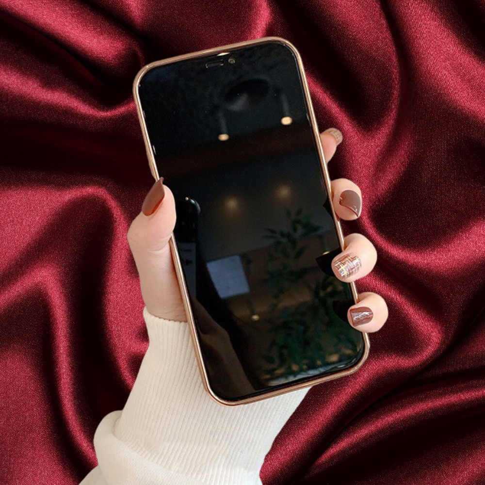 Gold Electroplated Ring Holder Cover – phone accessory by JustAndBest India