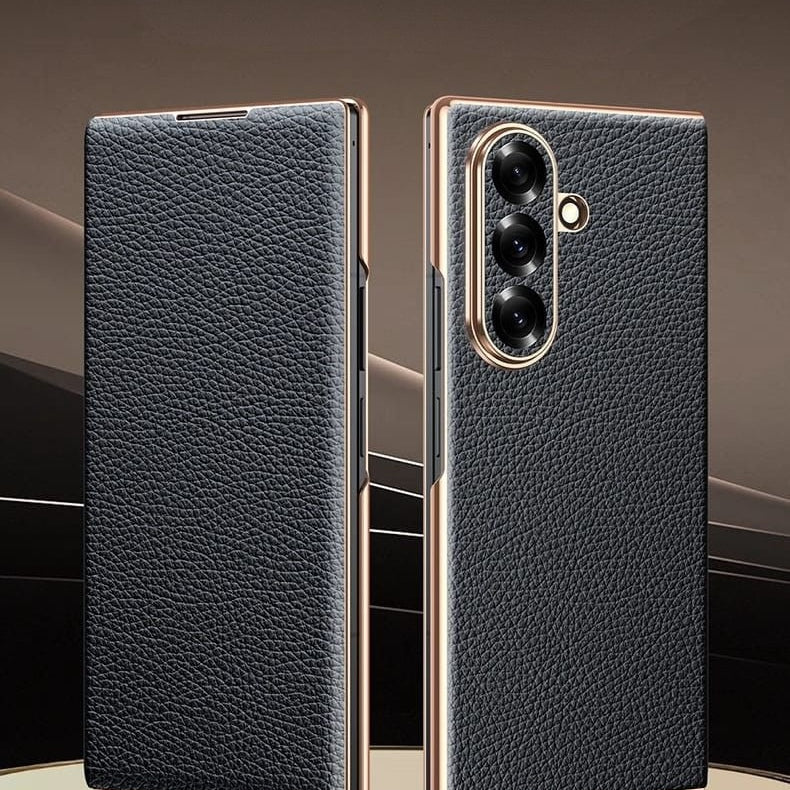 Luxury Leather Magnetic Flip Cover