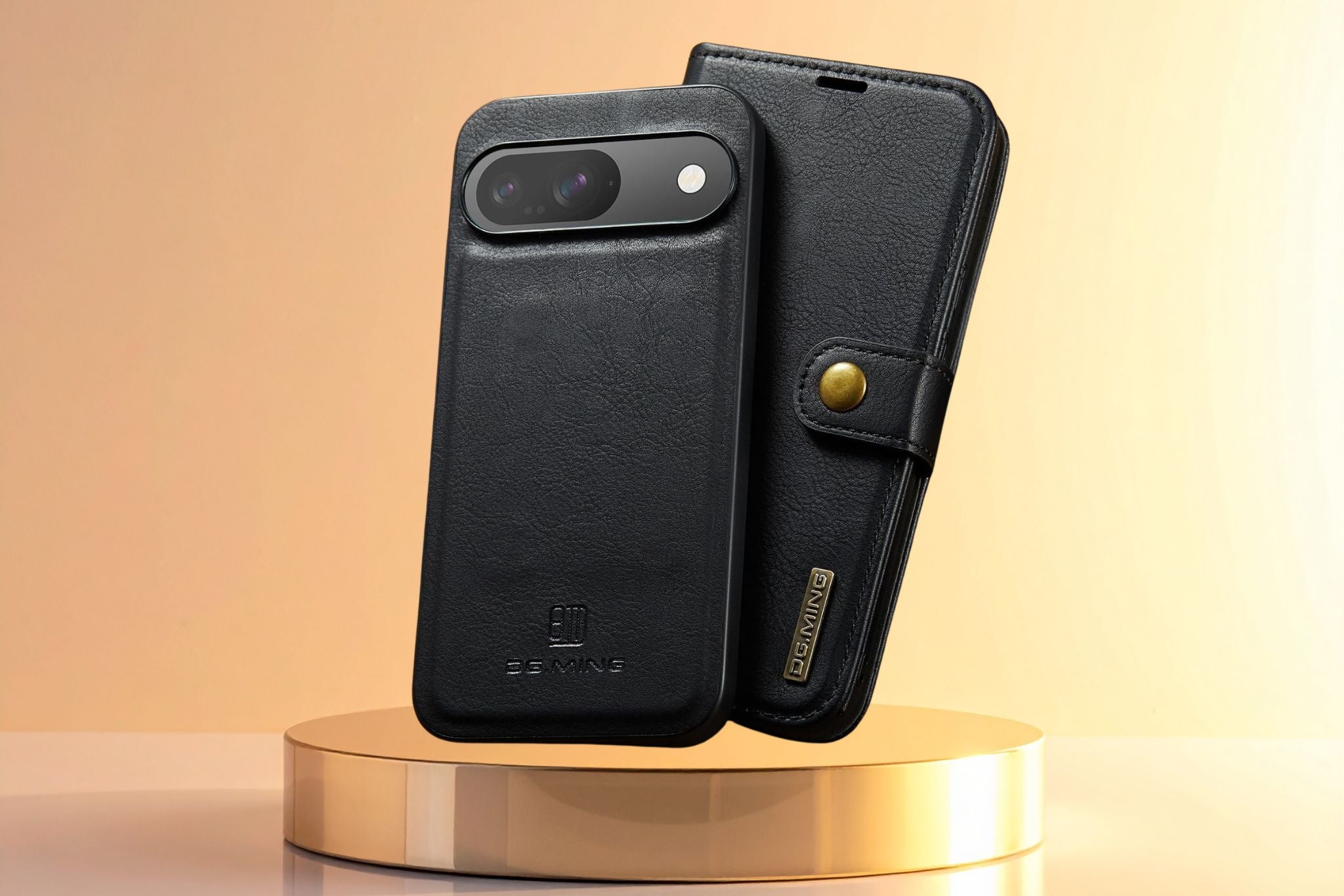 Google Pixel 9 Two In One Wallet Style Leather Flip Cover