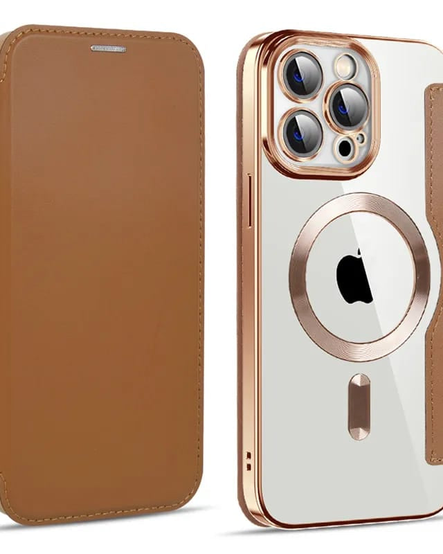iphone leather flip cover