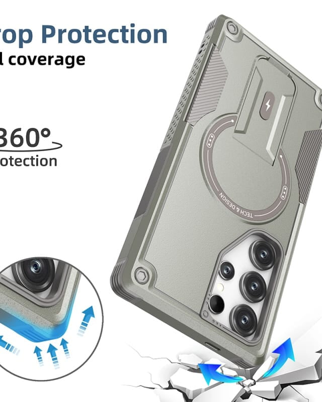 Armoured Dual Layer Kickstand Cover – phone accessory by JustAndBest India