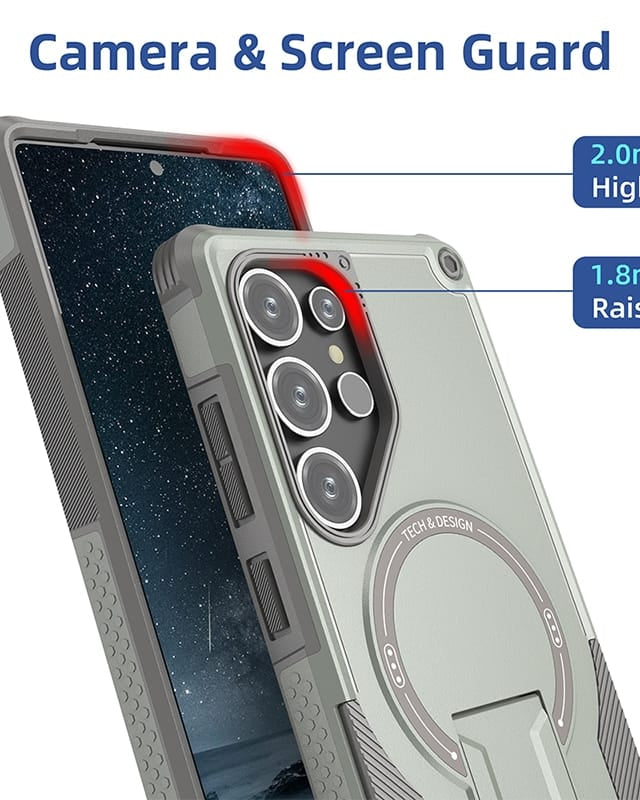 Armoured Dual Layer Kickstand Cover – phone accessory by JustAndBest India