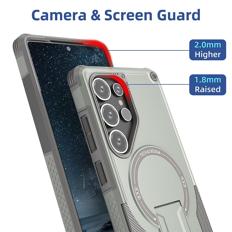 Samsung Galaxy S26 Armoured Dual Layer Kickstand Cover - colour options