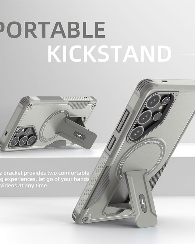 Armoured Dual Layer Kickstand Cover – phone accessory by JustAndBest India