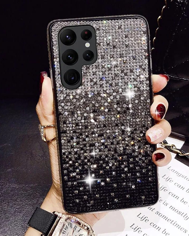 Samsung Galaxy S25 Series Bling Gradient Rhinestones Cover - lifestyle