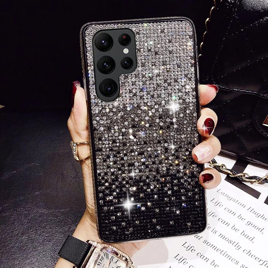 Samsung Galaxy S25 Series Bling Gradient Rhinestones Cover - lifestyle