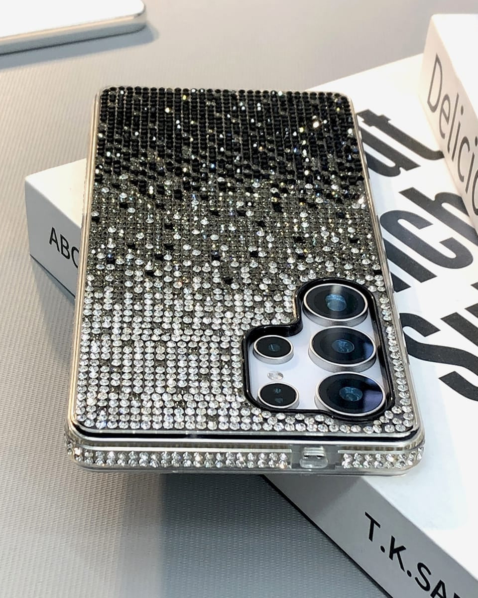 Samsung Galaxy S25 Series Bling Gradient Rhinestones Cover - colour options