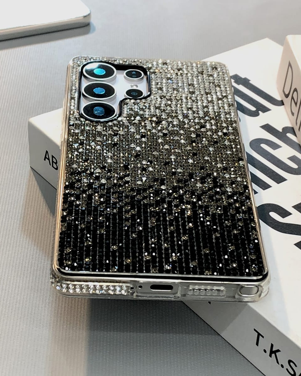 Samsung Galaxy S25 Series Bling Gradient Rhinestones Cover - phone case