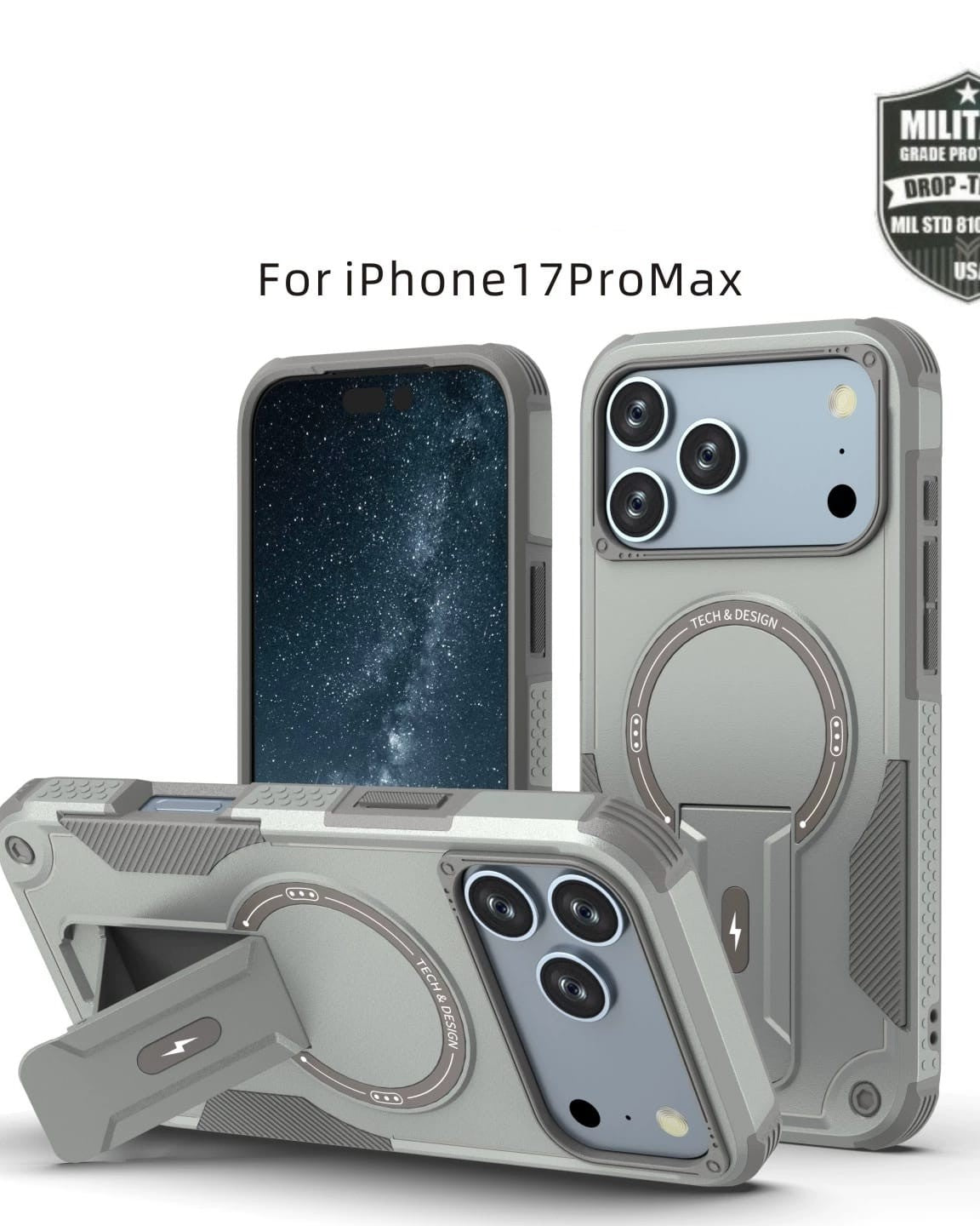 Armoured Dual Layer Kickstand Cover – phone accessory by JustAndBest India