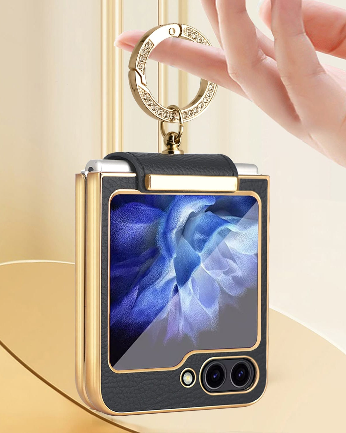 Z Flip 5 leather cover