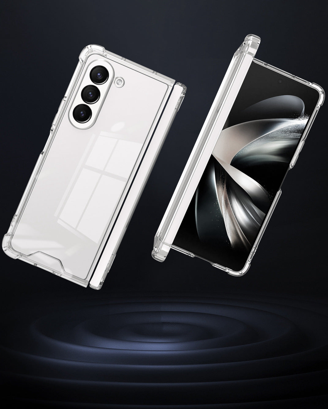 Samsung Galaxy Z Fold 5 Shockproof Transparent Cover - case features