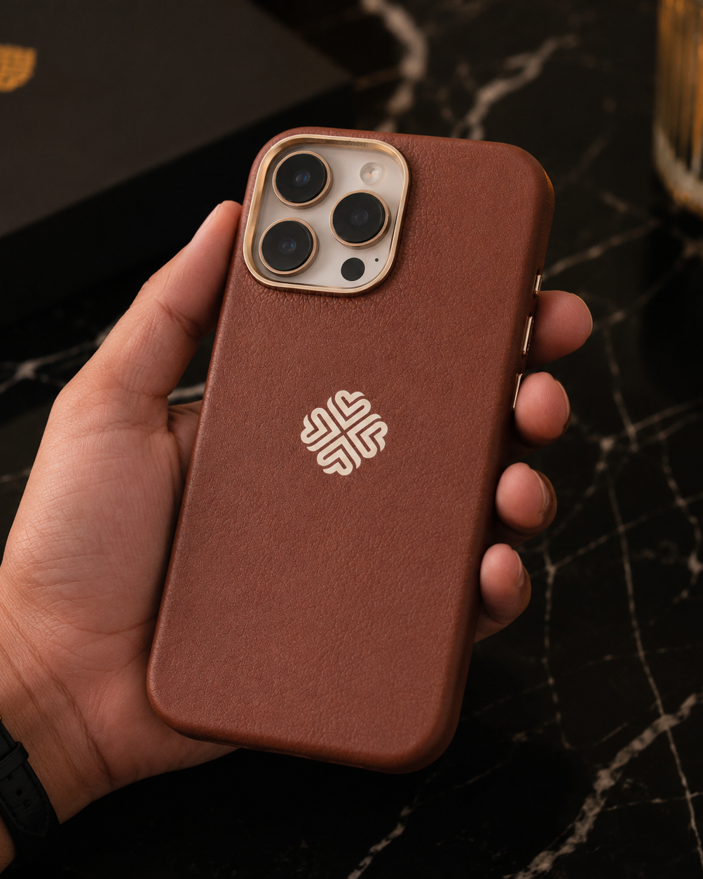 iPhone 16 Series Saddle Brown | Leather iPhone Cover | Luxury Leather
