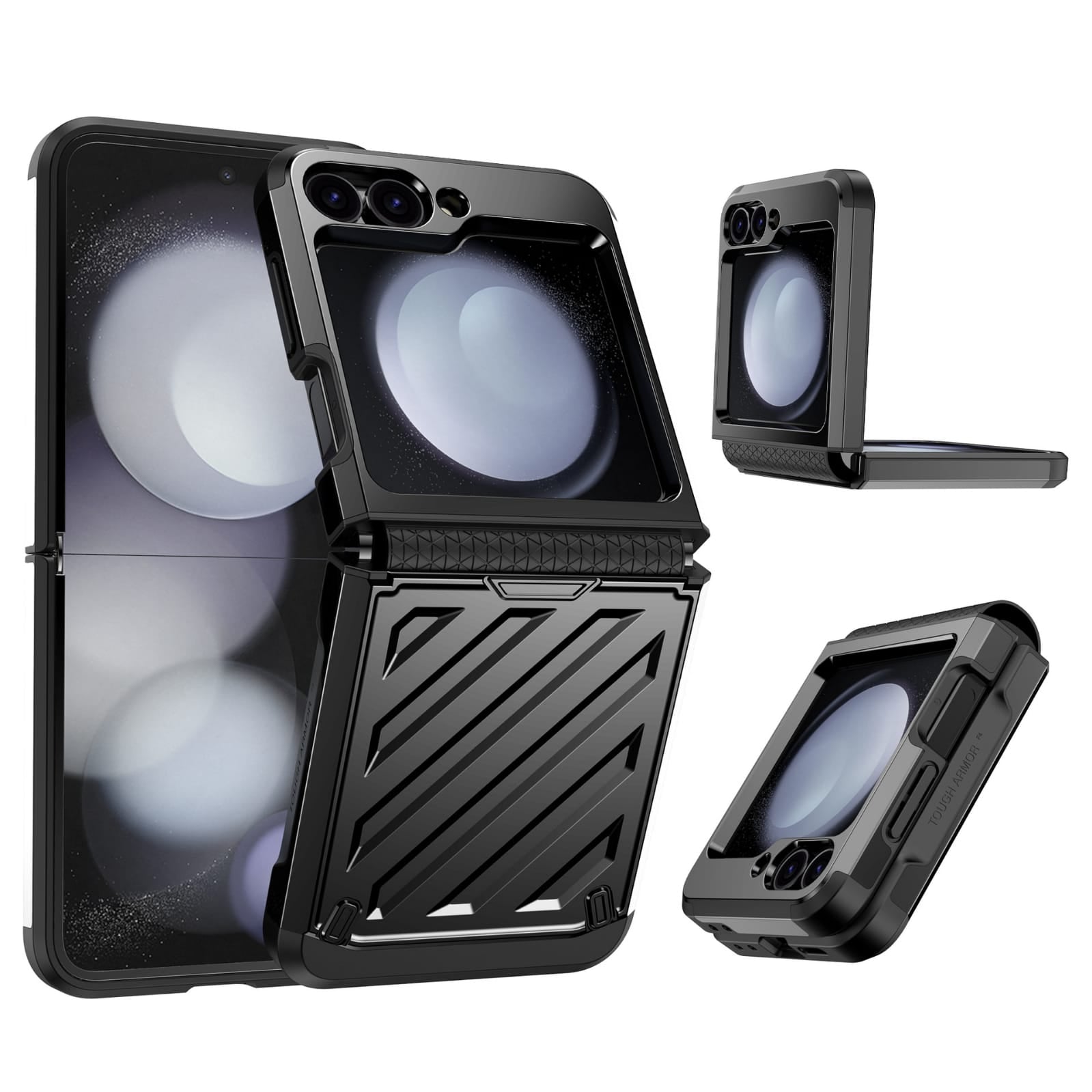Samsung Galaxy Z Flip 5 Dual Layer Shockproof Armour Cover - phone case