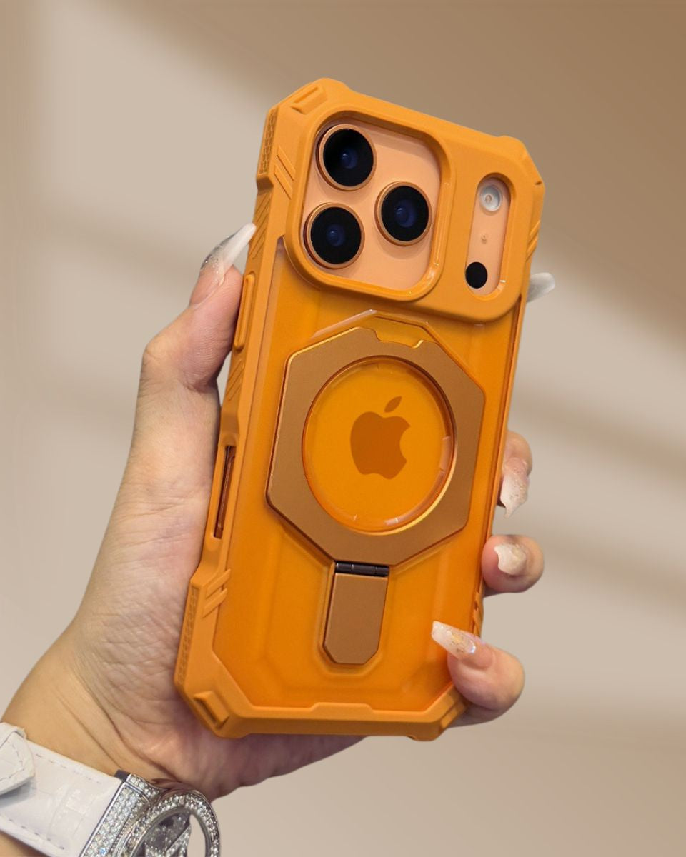 Metallic Stand Shockproof Armour Cover – phone accessory by JustAndBest India