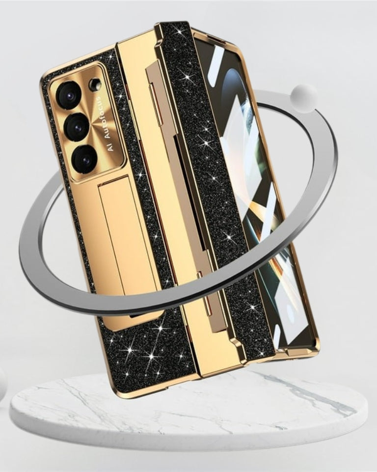 Samsung Galaxy Z Fold 6 Bling Glitter Electroplated Cover() - protective case detail