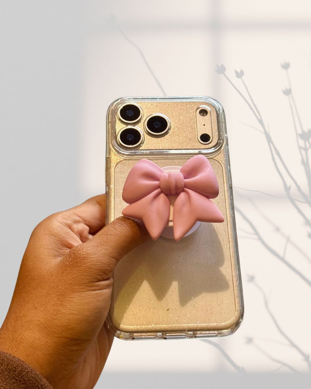 Bowknot Phone Gripper Holder - lifestyle