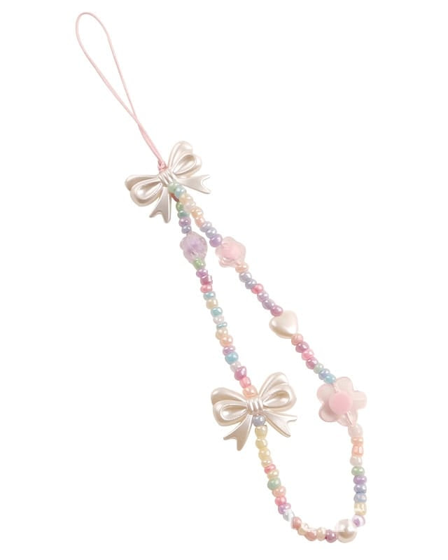 Bowknot Colourful Phone Charm - colour options