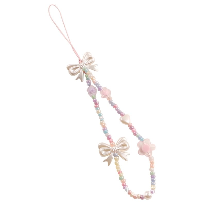 Bowknot Colourful Phone Charm - colour options