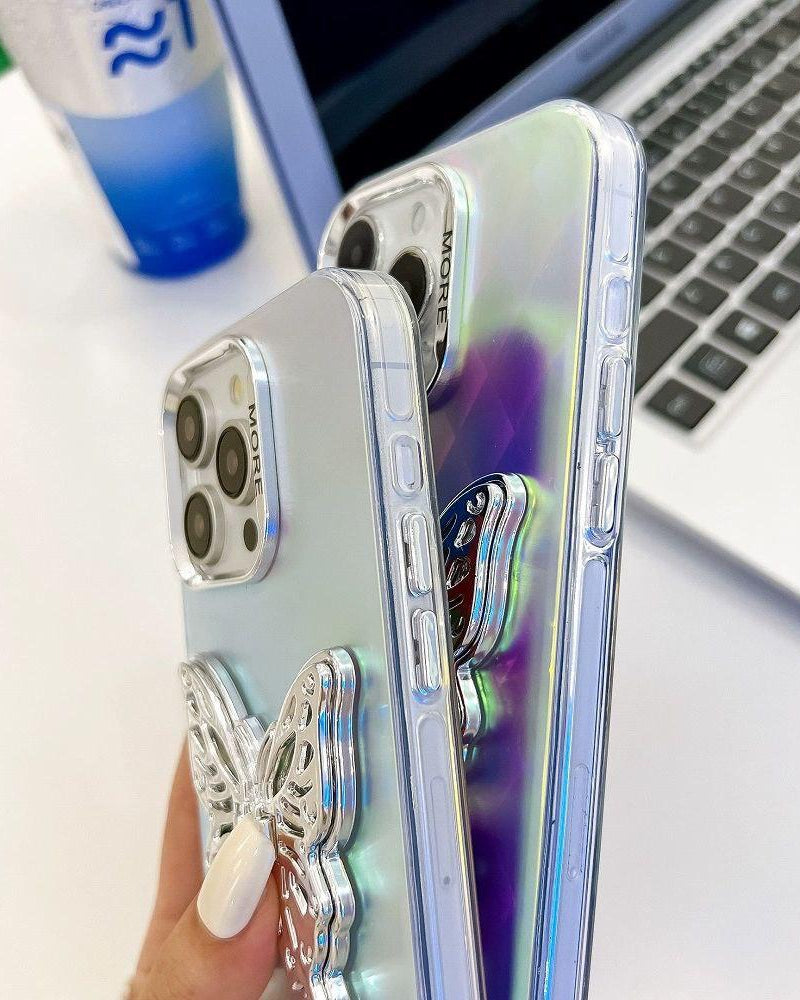 3D butterfly phone case