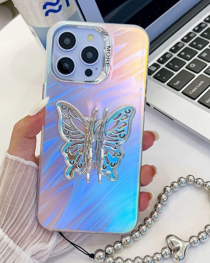 Elegant phone case with butterfly