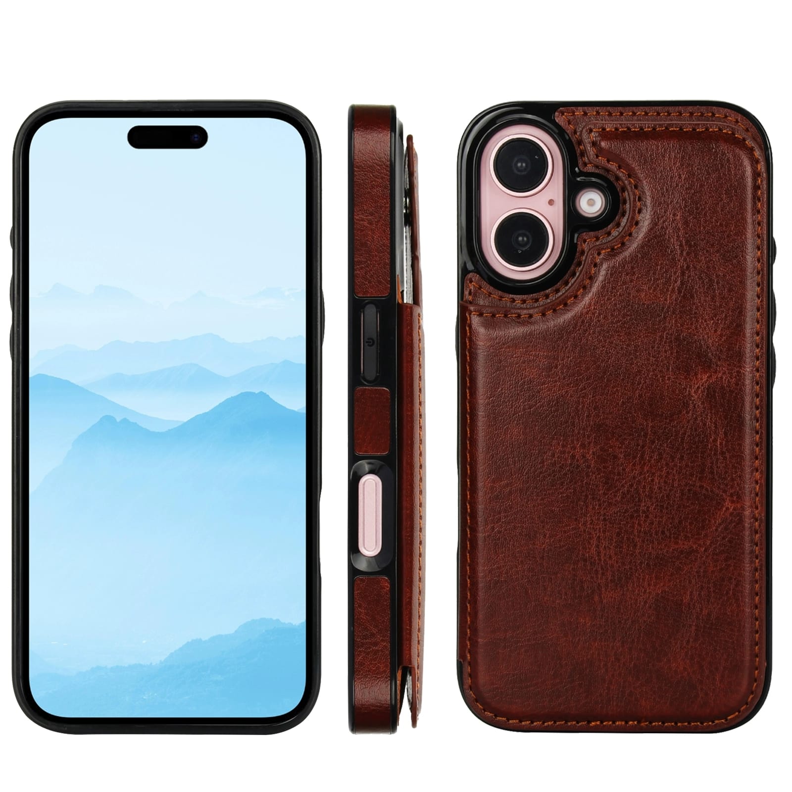 iPhone 17 Wallet Style Leather Case - case features